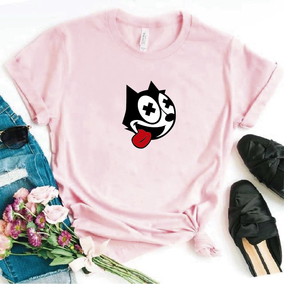 Camisa estampada  tipo T-shirt  gato felix — foto 7