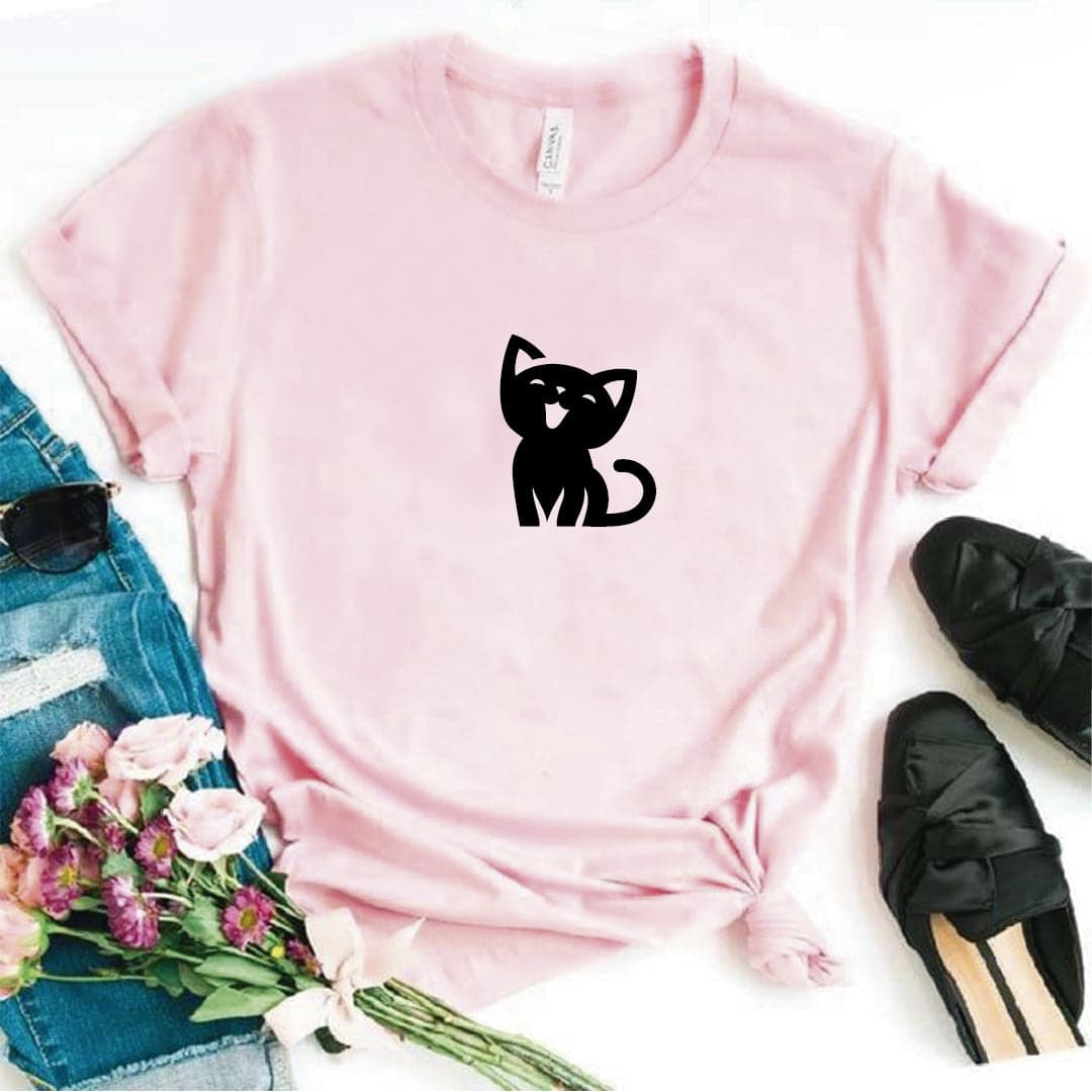 Camisa estampada  tipo T-shirt  Gato Maullando — foto 7
