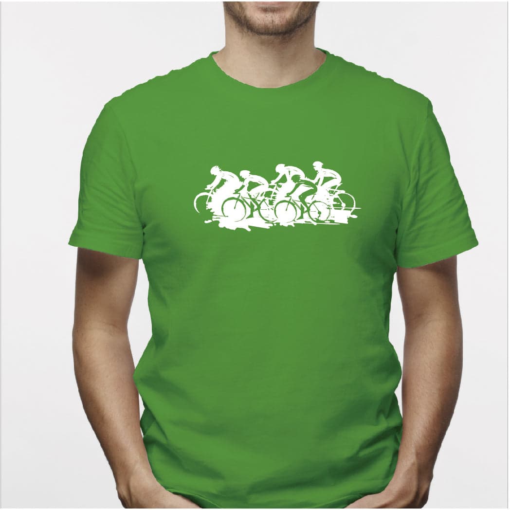 Camisa estampada para hombre  tipo T-shirt Grupo ciclistas — foto 3