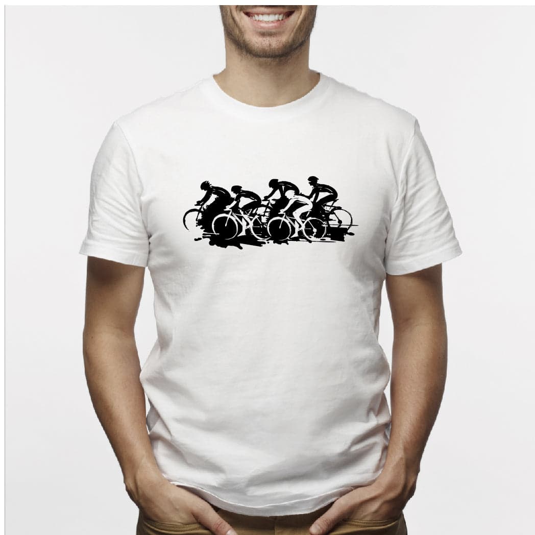 Camisa estampada para hombre  tipo T-shirt Grupo ciclistas — foto 4