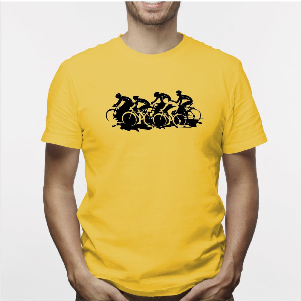 Camisa estampada para hombre  tipo T-shirt Grupo ciclistas — foto 5