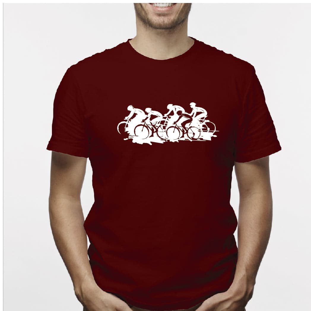 Camisa estampada para hombre  tipo T-shirt Grupo ciclistas — foto 6