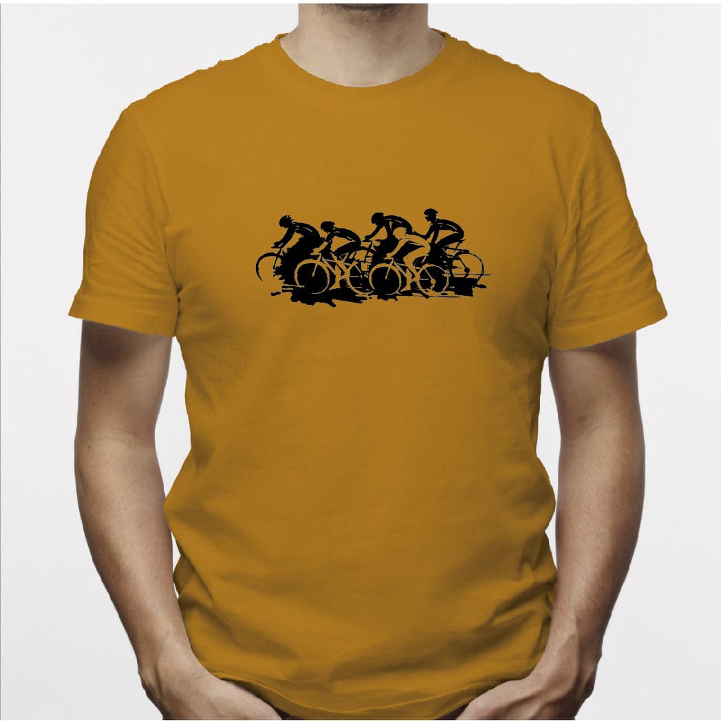 Camisa estampada para hombre  tipo T-shirt Grupo ciclistas — foto 7