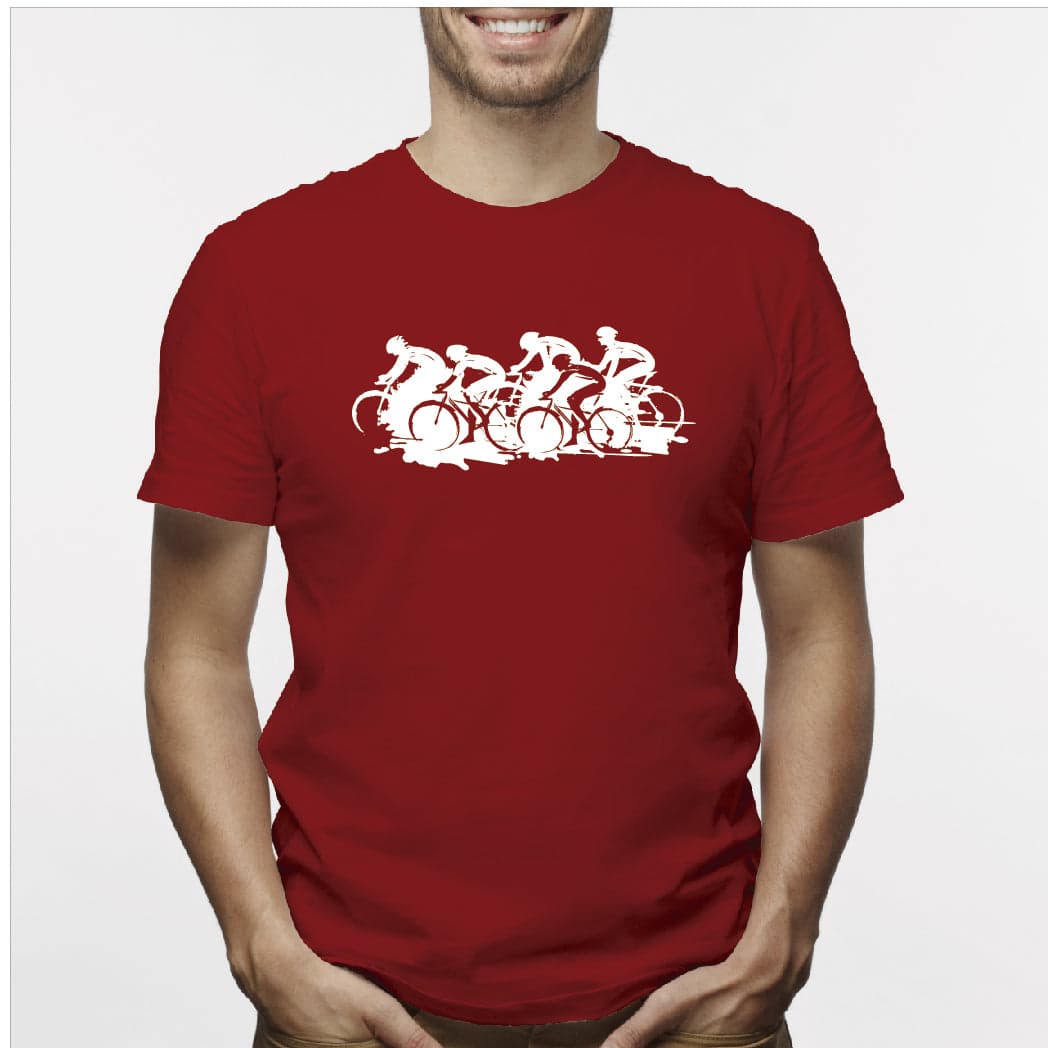 Camisa estampada para hombre  tipo T-shirt Grupo ciclistas — foto 2