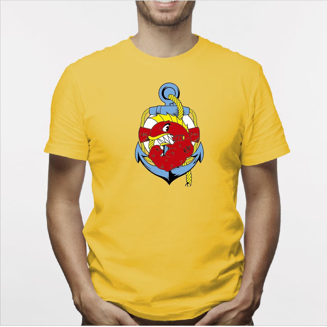 Camisa estampada para hombre  tipo T-shirt HELL FISH — foto 5