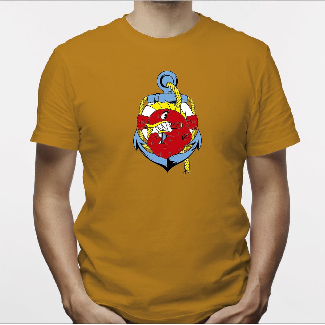 Camisa estampada para hombre  tipo T-shirt HELL FISH — foto 7
