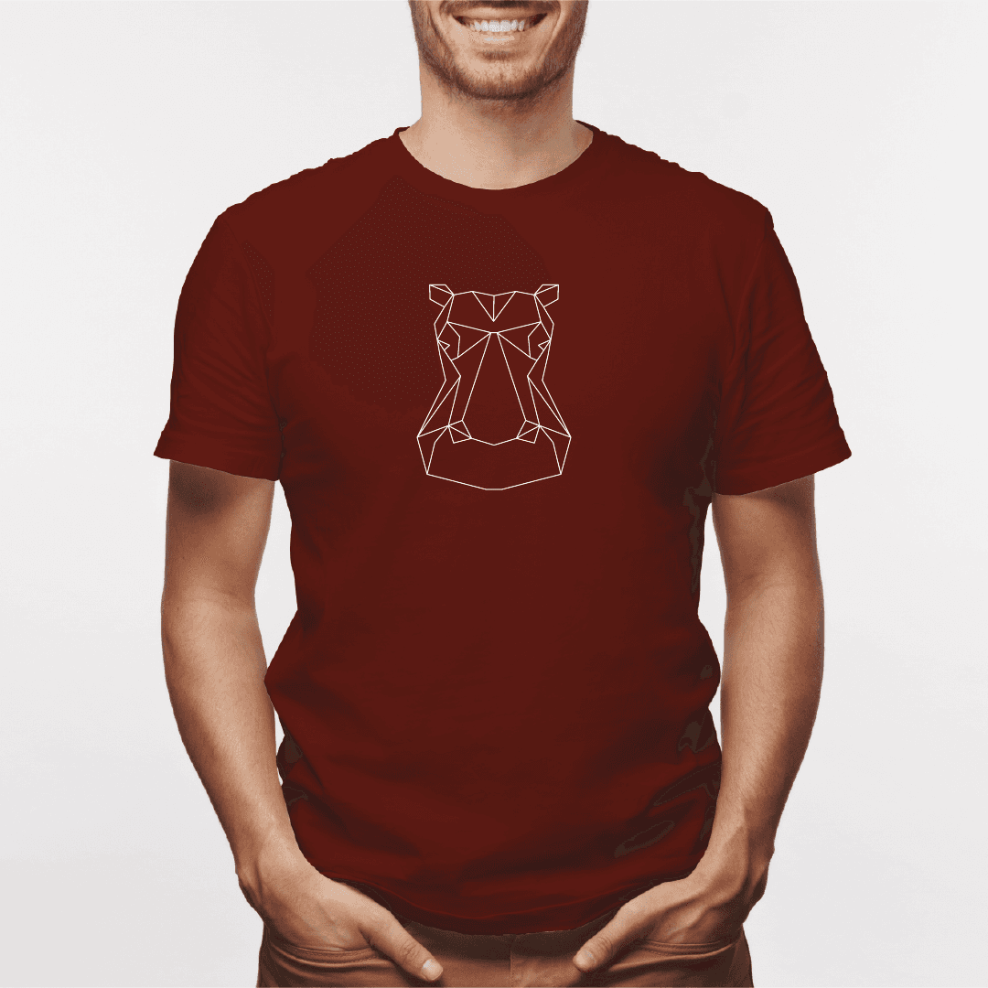 Camisa estampada para hombre  tipo T-shirt Hipopotamo — foto 5