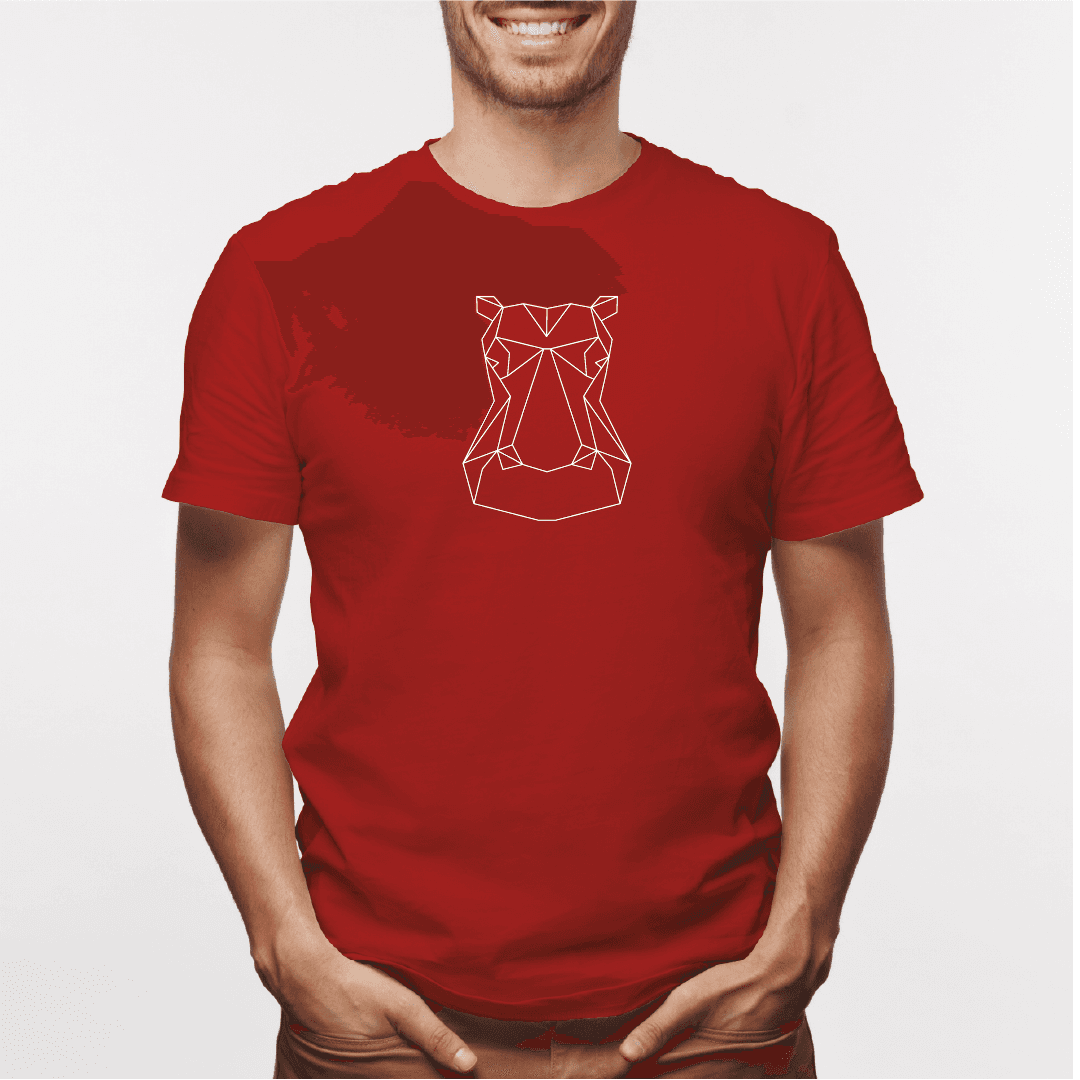 Camisa estampada para hombre  tipo T-shirt Hipopotamo — foto 2