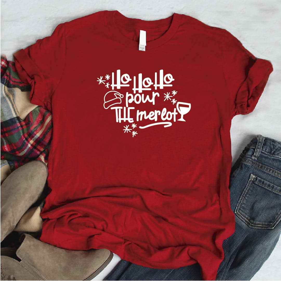 Camisa estampada  tipo T-shirt  Hohoho Pour The Merlot — foto 1