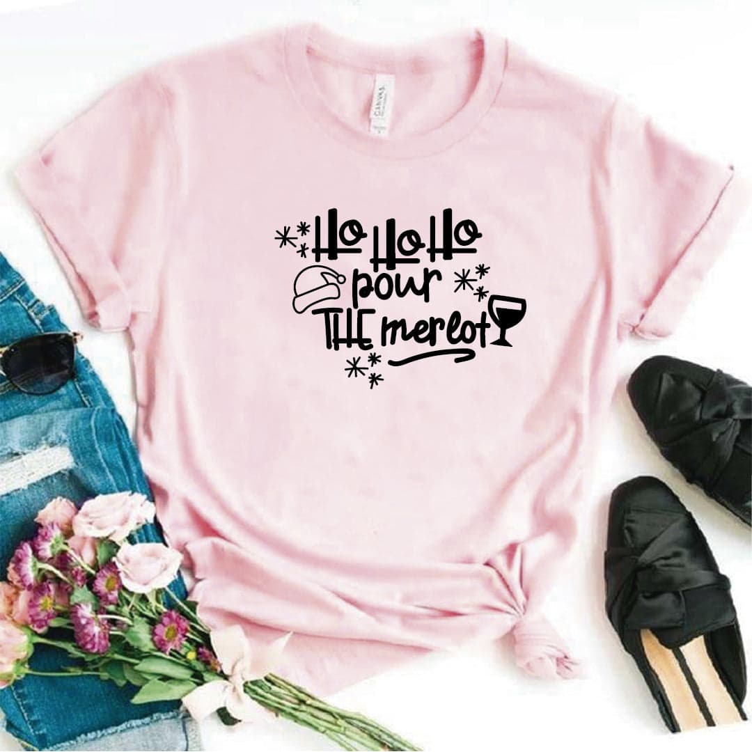 Camisa estampada  tipo T-shirt  Hohoho Pour The Merlot — foto 3