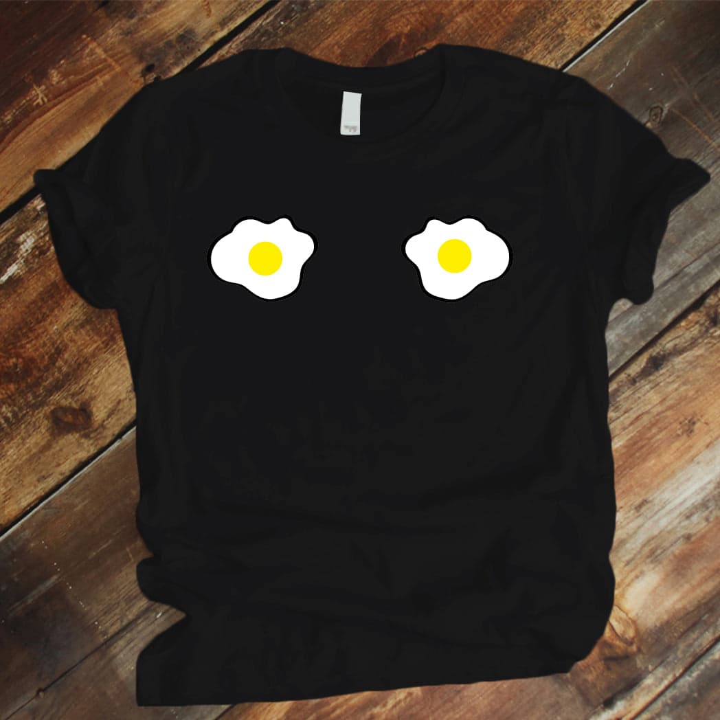 Camiseta Estampada T-shirt Huevo fritos Estrellados — foto 4
