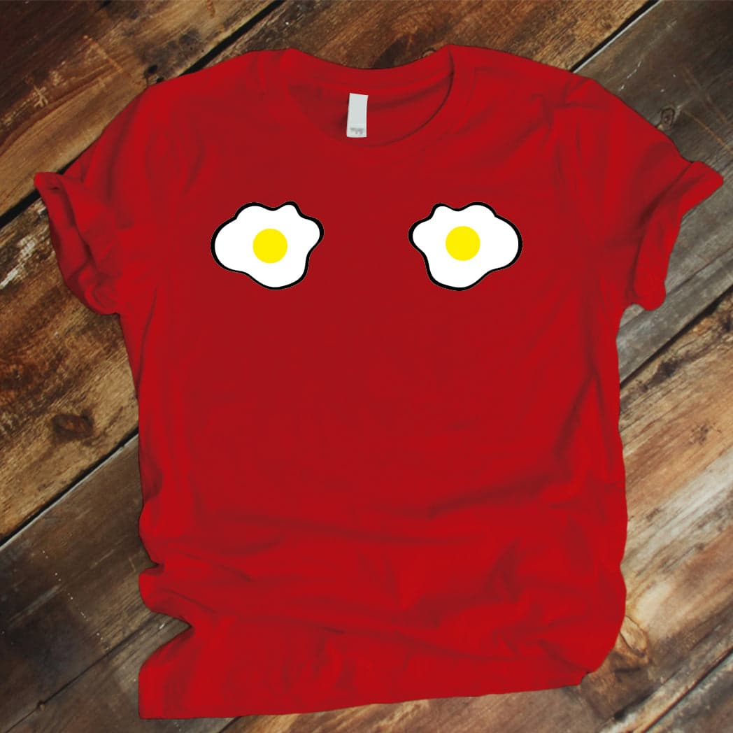 Camiseta Estampada T-shirt Huevo fritos Estrellados — foto 7