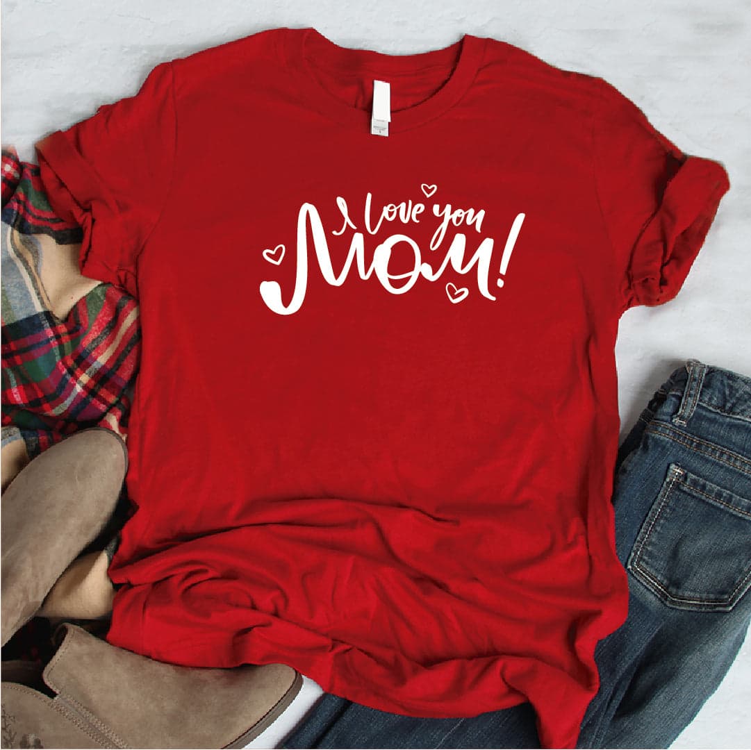 Camisa estampada tipo T- shirt I love u Mom — foto 6