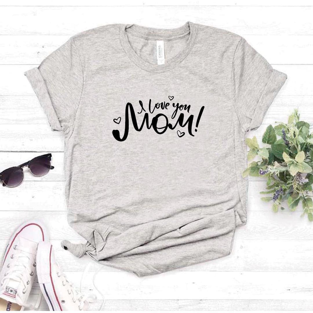 Camisa estampada tipo T- shirt I love u Mom — foto 8