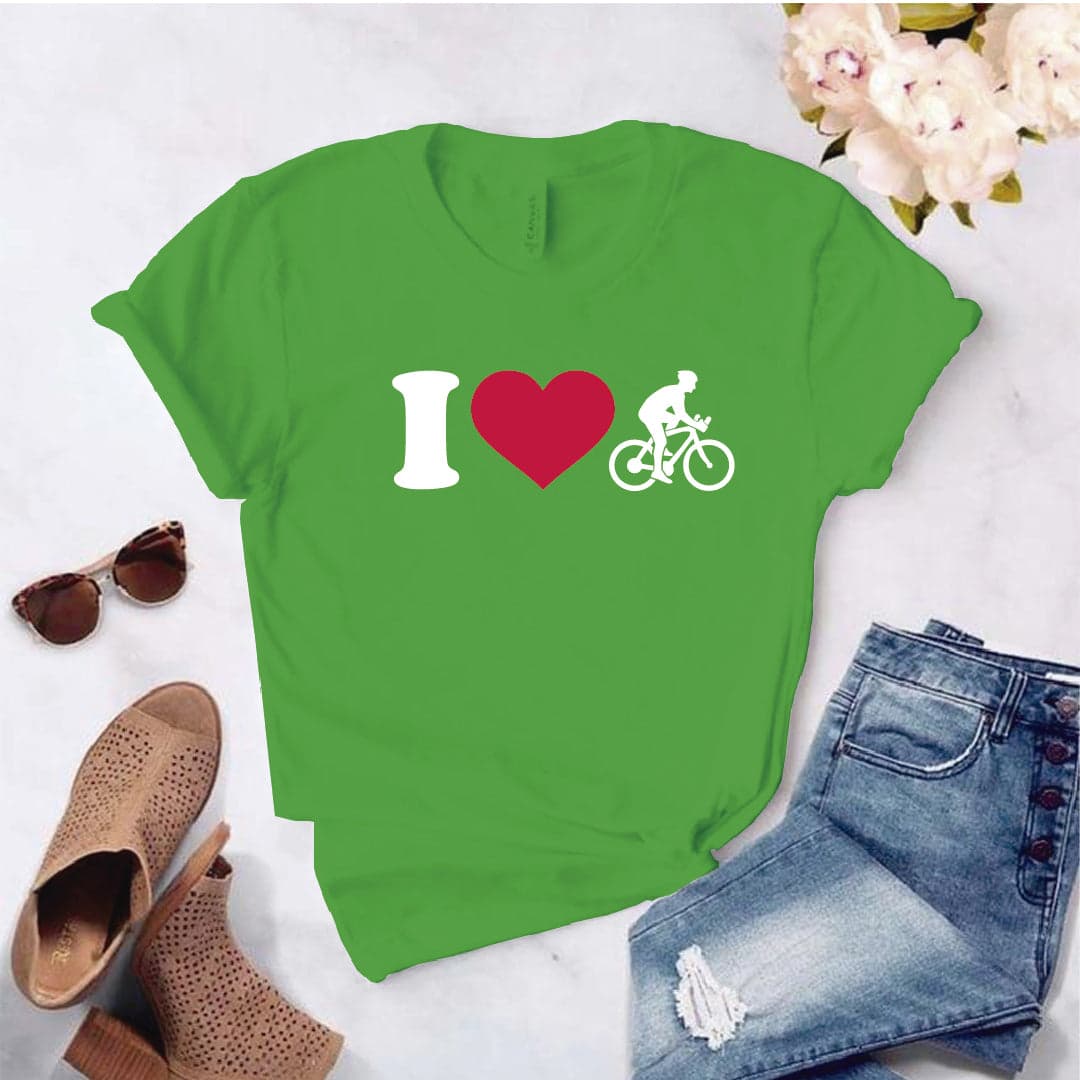Camisa estampada  tipo T-shirt Bicicleta I LOVE BICICLETA — foto 5