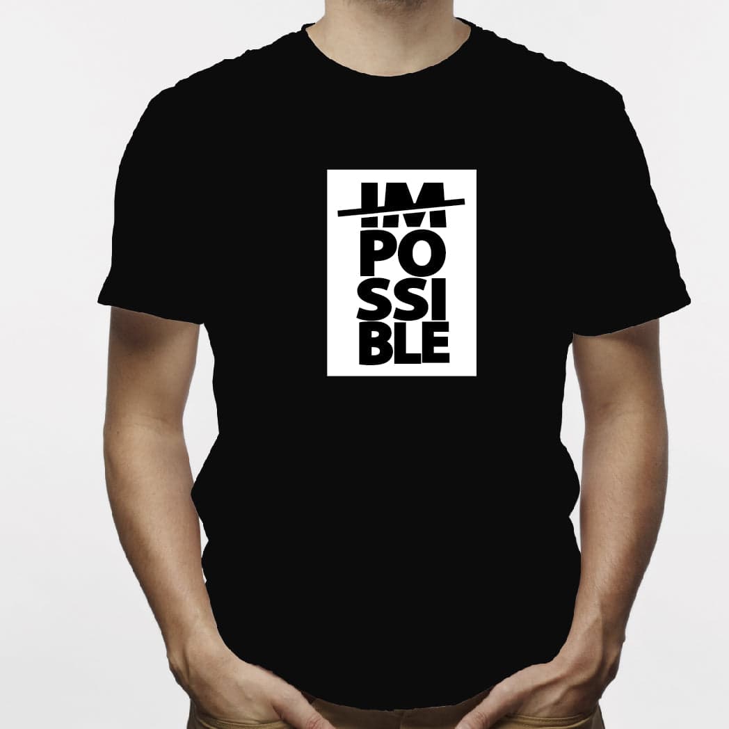 Camisa estampada para hombre tipo T-Shirt Imposible (posible) — foto 2