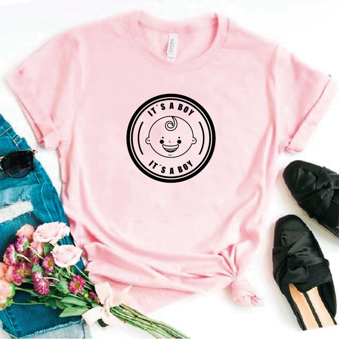 Camisa estampada tipo T- shirt Its a Boy (Baby Shower) — foto 7