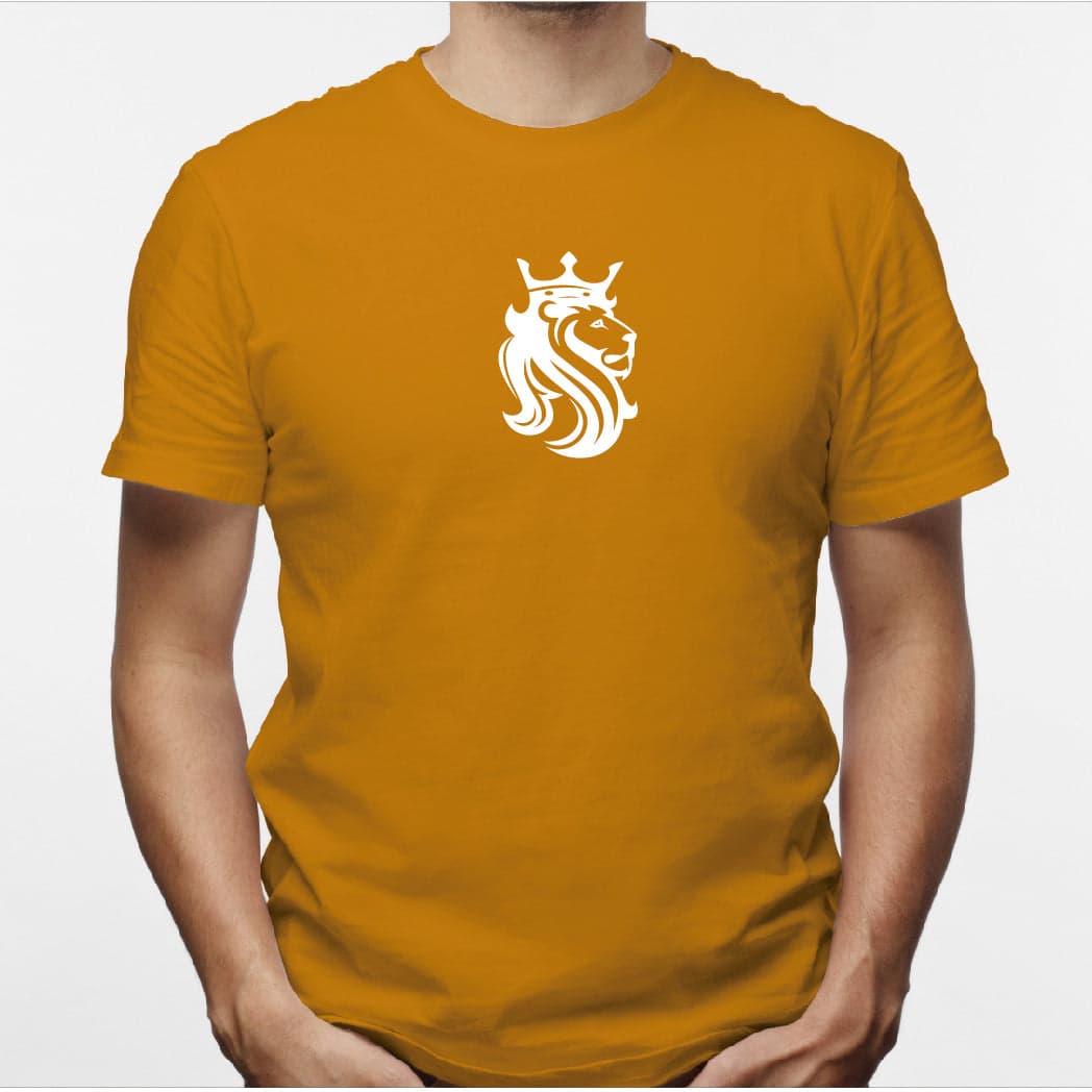 Camisa estampada para hombre  tipo T-shirt leon rey — foto 7