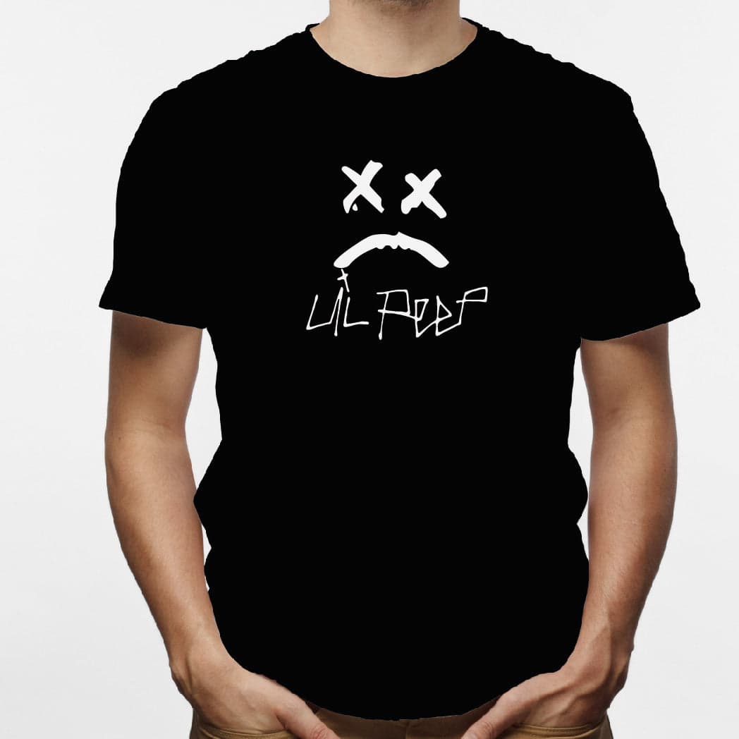 Camisa estampada para hombre  tipo T-shirt lil peep — foto 1