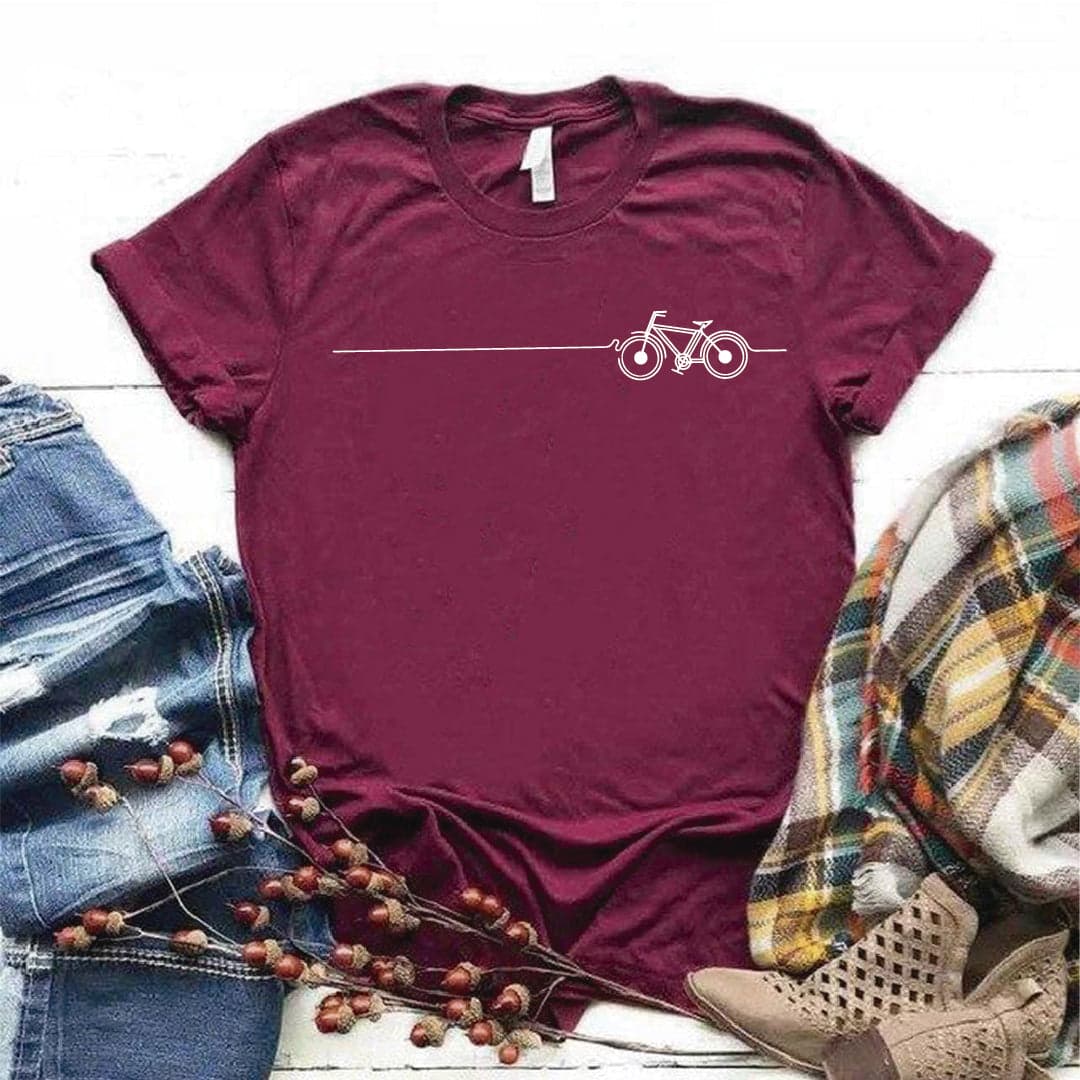 Camisa estampada  tipo T-shirt Linea bicicleta — foto 4
