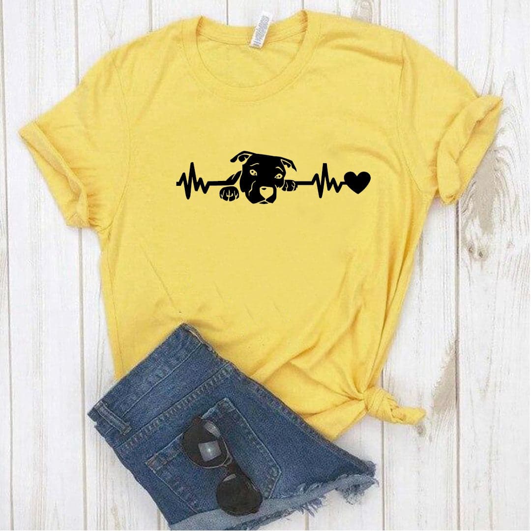 Camisa estampada tipo T- shirt Linea de vida Pitbull — foto 3