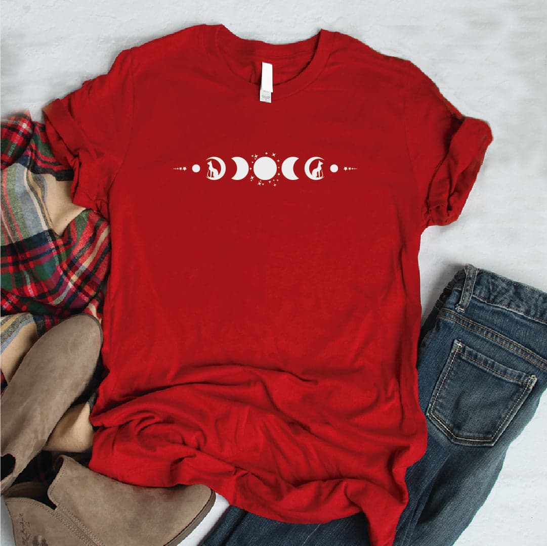 Camisa estampada tipo T- shirt luna y gato — foto 5