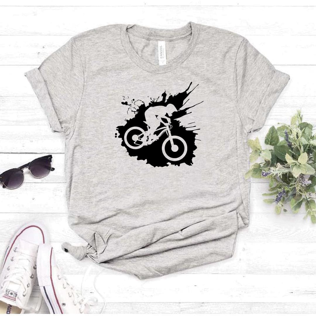 Camisa estampada  tipo T-shirt mancha bicicleta — foto 7