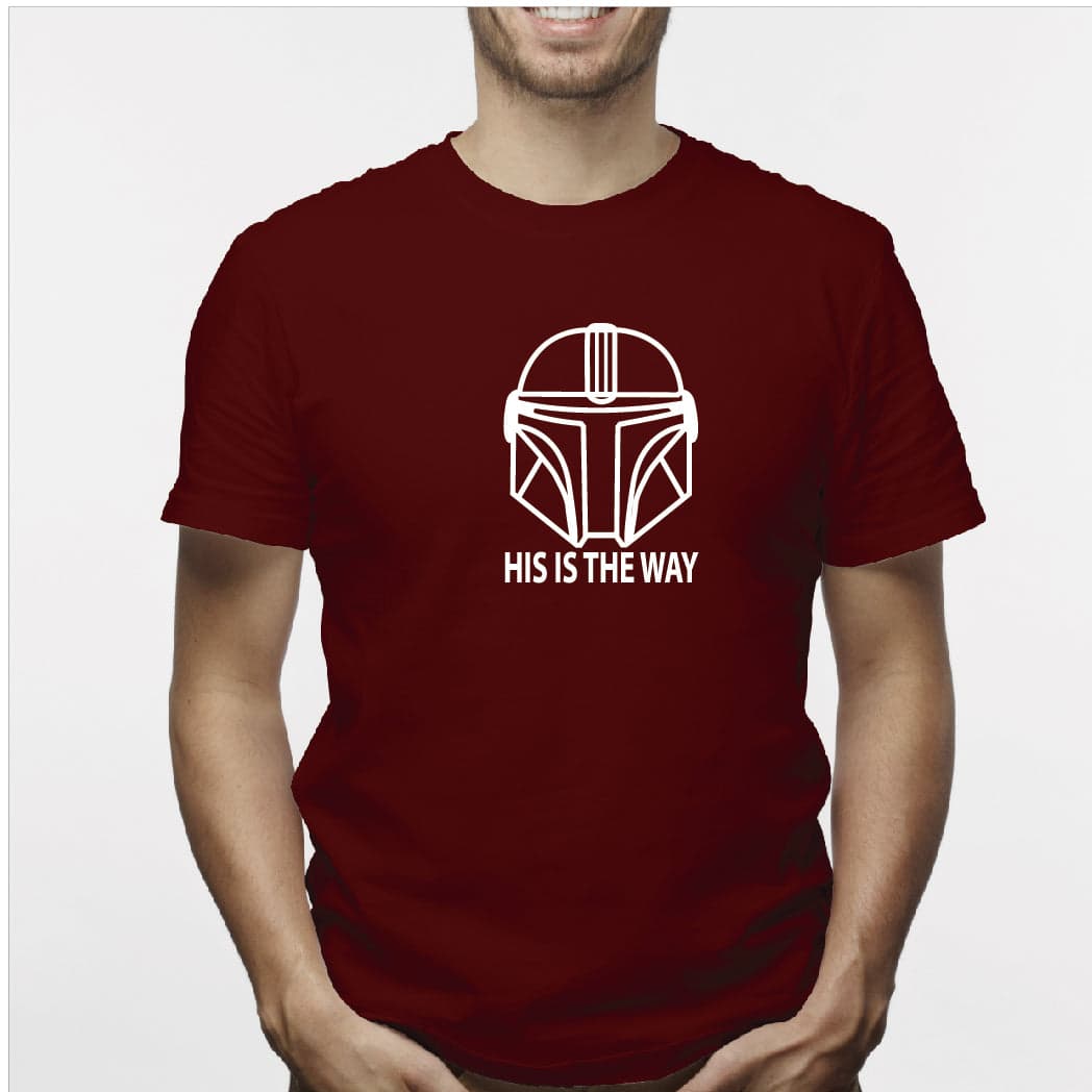 Camisa estampada para hombre  tipo T-shirt Mandalorian — foto 6