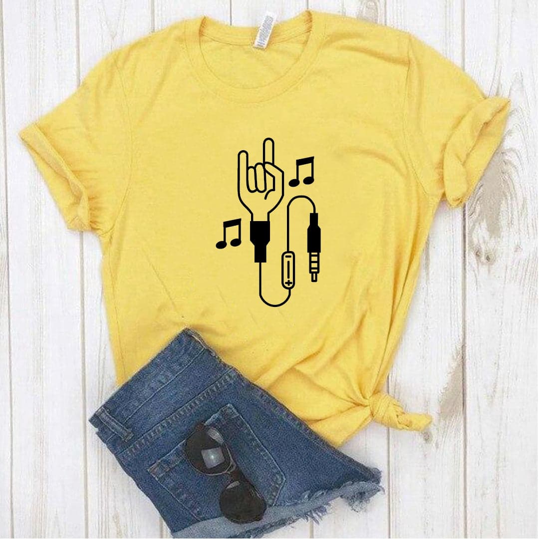 Camisa estampada  tipo T-shirt Mano Musica — foto 2