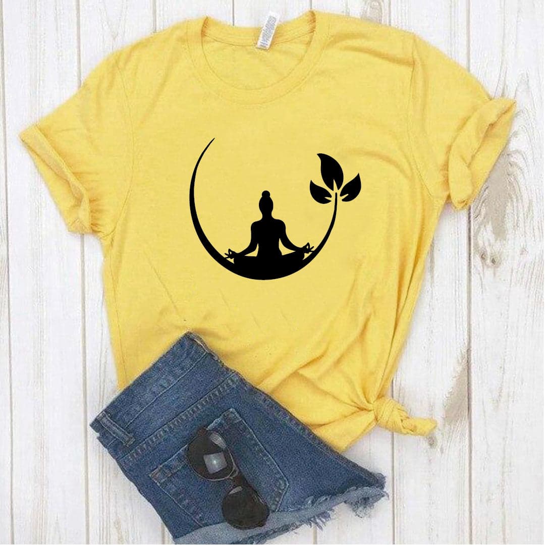 Camisa estampada  tipo T-shirt MEDITACION PLANTA — foto 2