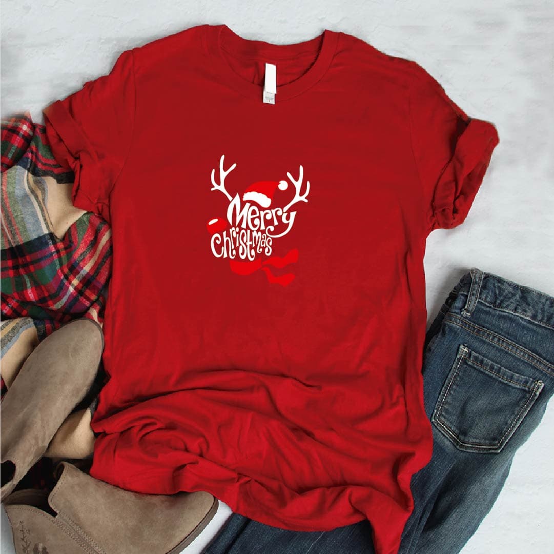 Camisa estampada  tipo T-shirt navidad merry christmas — foto 5