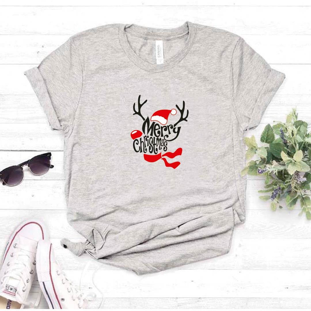 Camisa estampada  tipo T-shirt navidad merry christmas — foto 7
