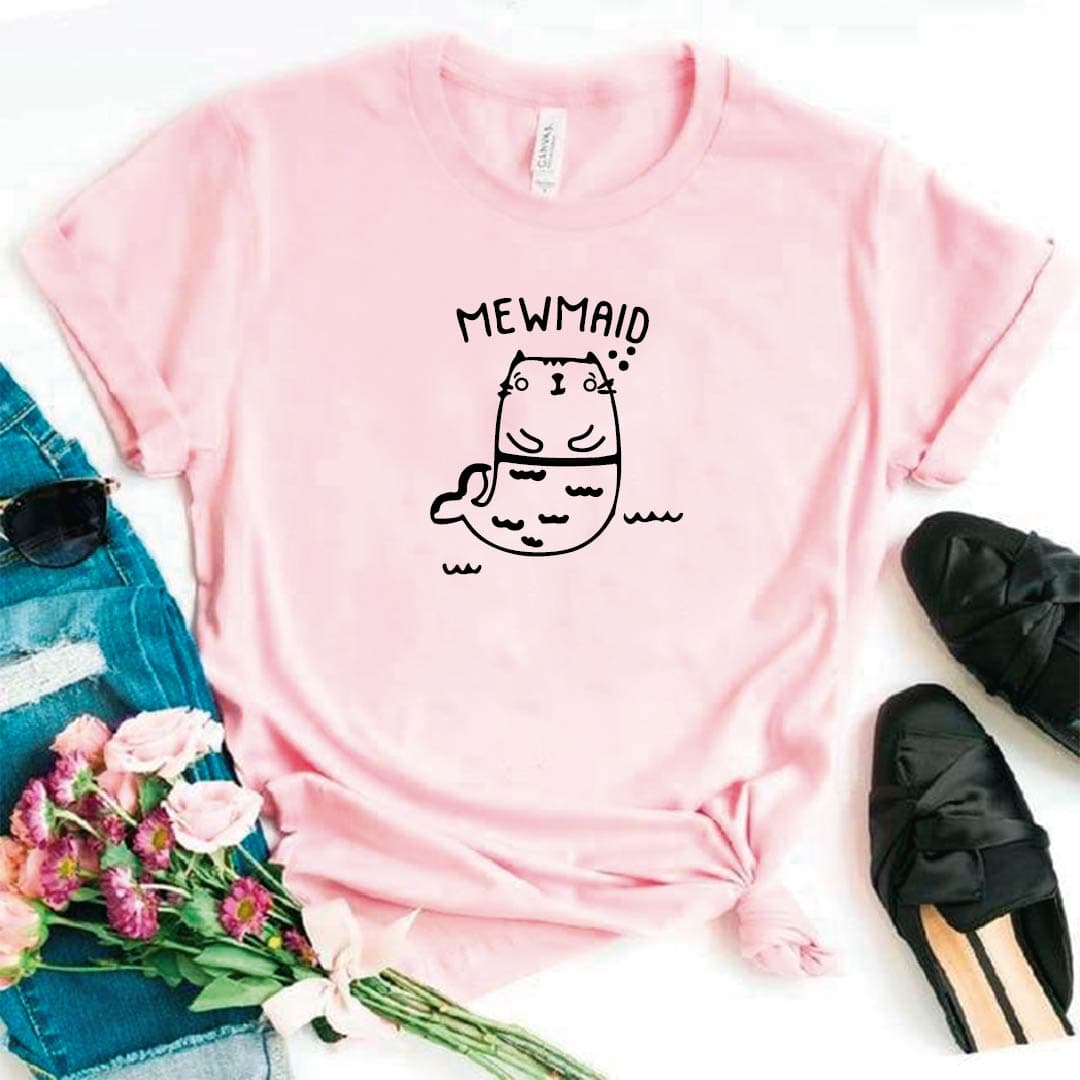 Camiseta estampada tipo T-shirt MEWMAID GATO SIRENA — foto 3