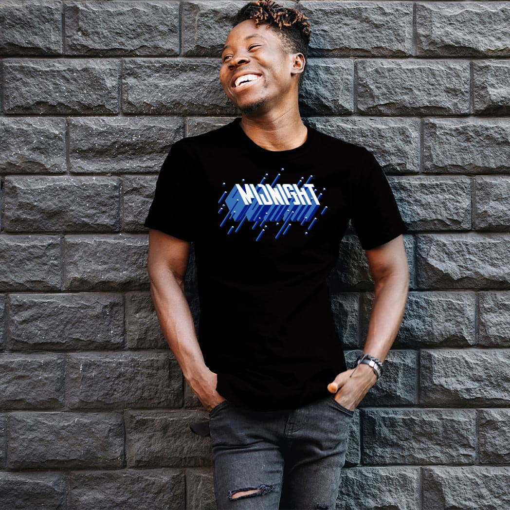 Camisa estampada para hombre tipo T-Shirt MIDNIGTH — foto 1