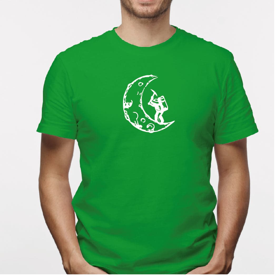 Camisa estampada para hombre  tipo T-shirt Minero Lunar — foto 4