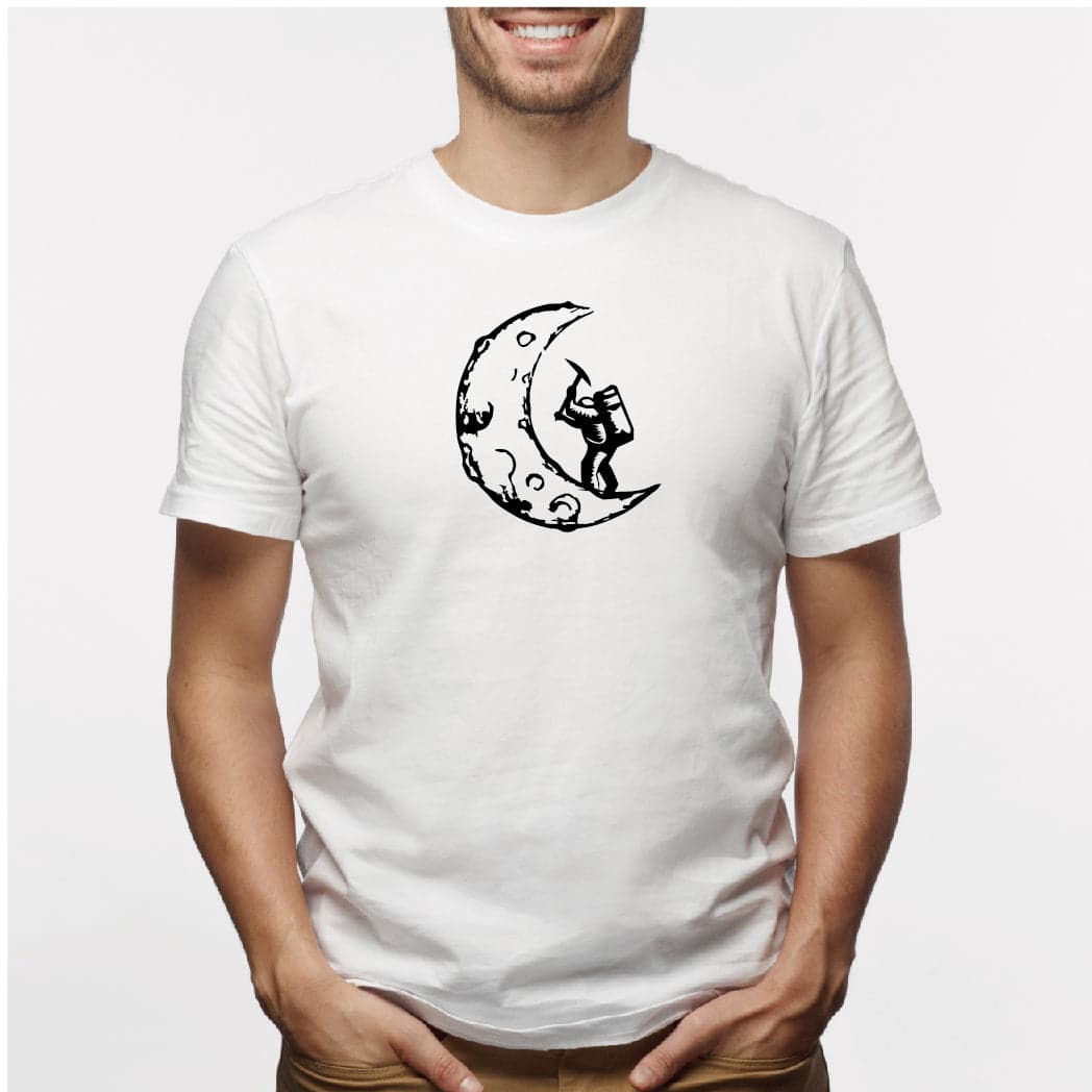 Camisa estampada para hombre  tipo T-shirt Minero Lunar — foto 5