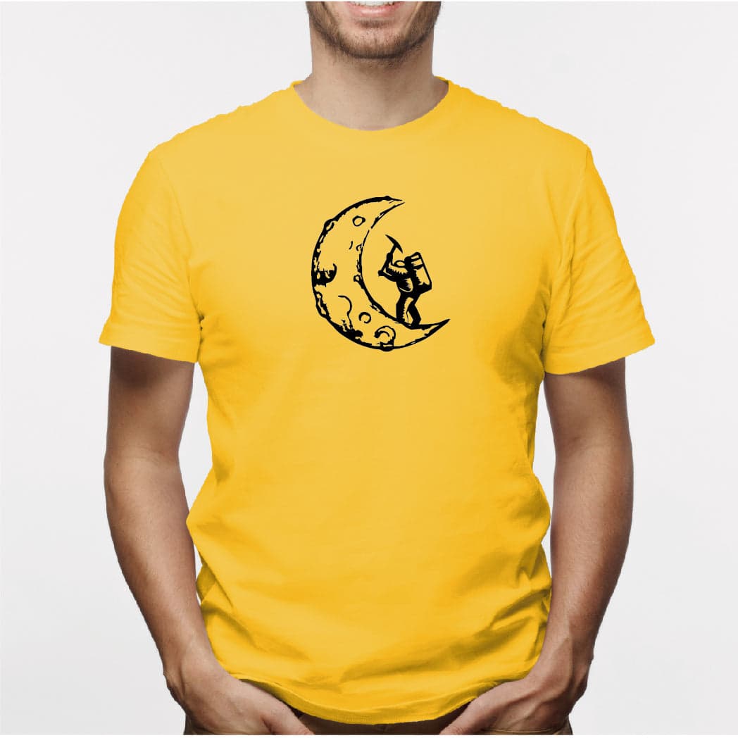 Camisa estampada para hombre  tipo T-shirt Minero Lunar — foto 6