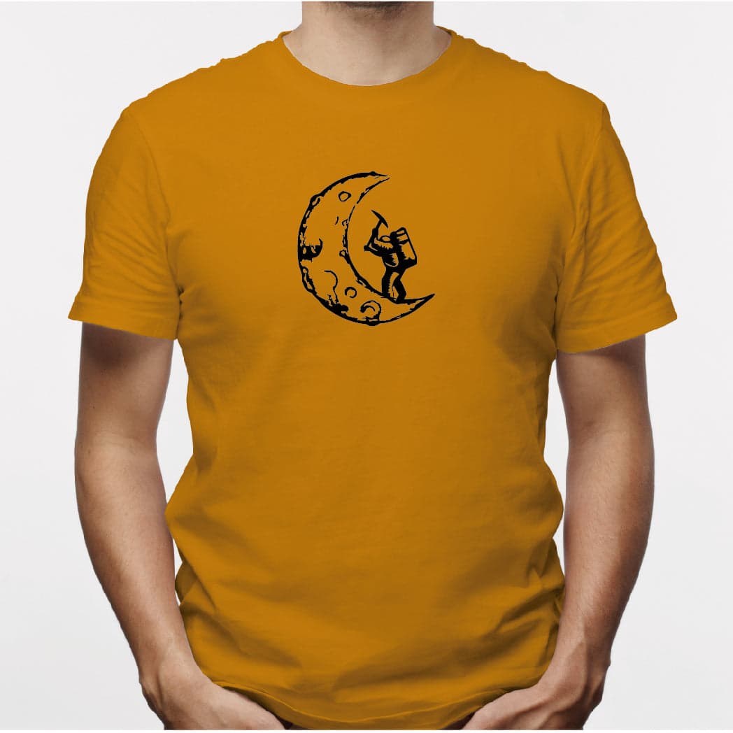 Camisa estampada para hombre  tipo T-shirt Minero Lunar — foto 1