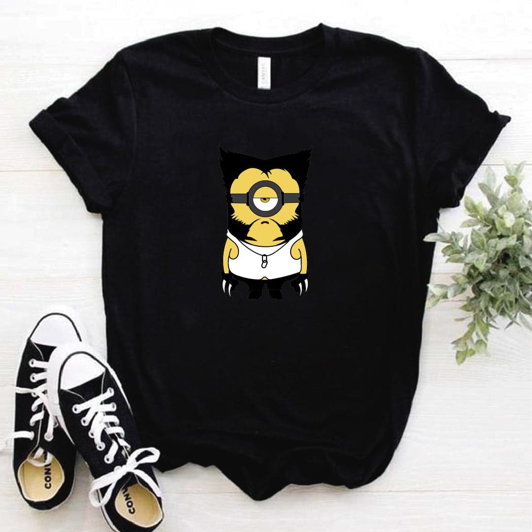 Camisa estampada  tipo T-shirt Minion Wolverine — foto 2