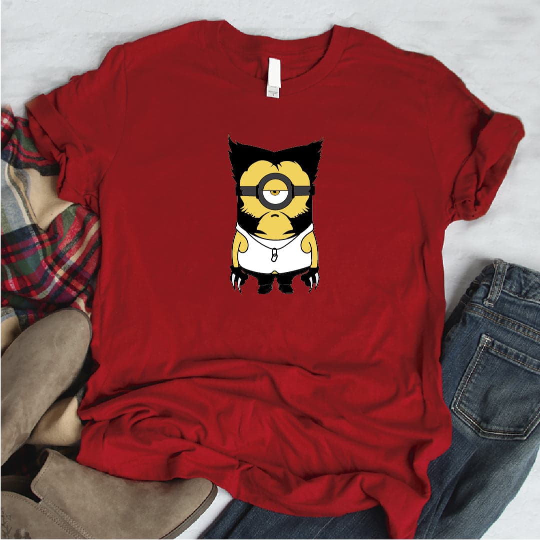 Camisa estampada  tipo T-shirt Minion Wolverine — foto 5