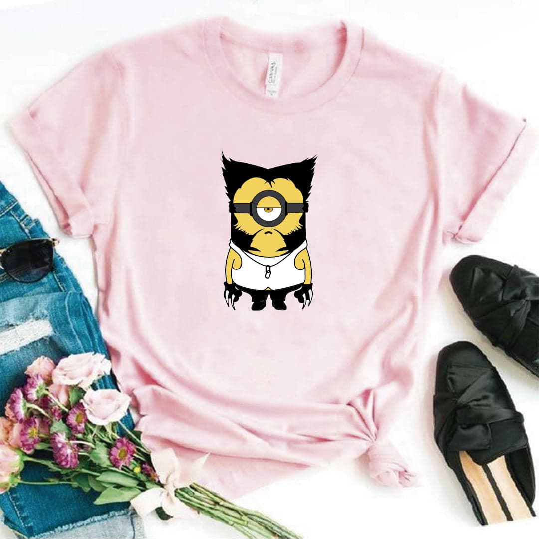 Camisa estampada  tipo T-shirt Minion Wolverine — foto 6