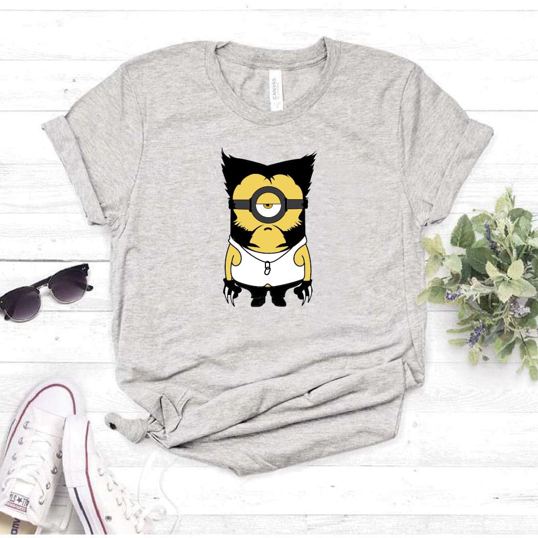 Camisa estampada  tipo T-shirt Minion Wolverine — foto 7