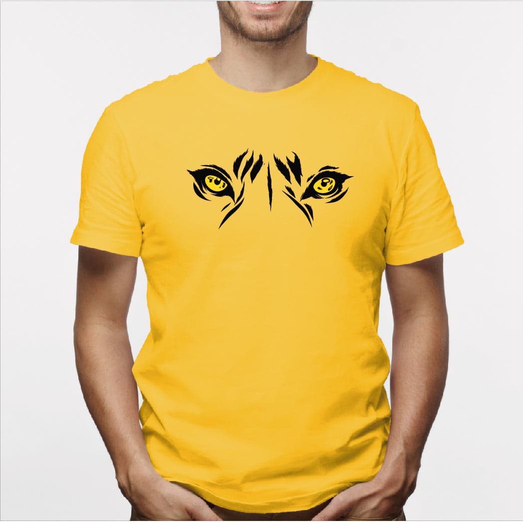 Camisa estampada para hombre  tipo T-shirt Mirada Tigre — foto 3
