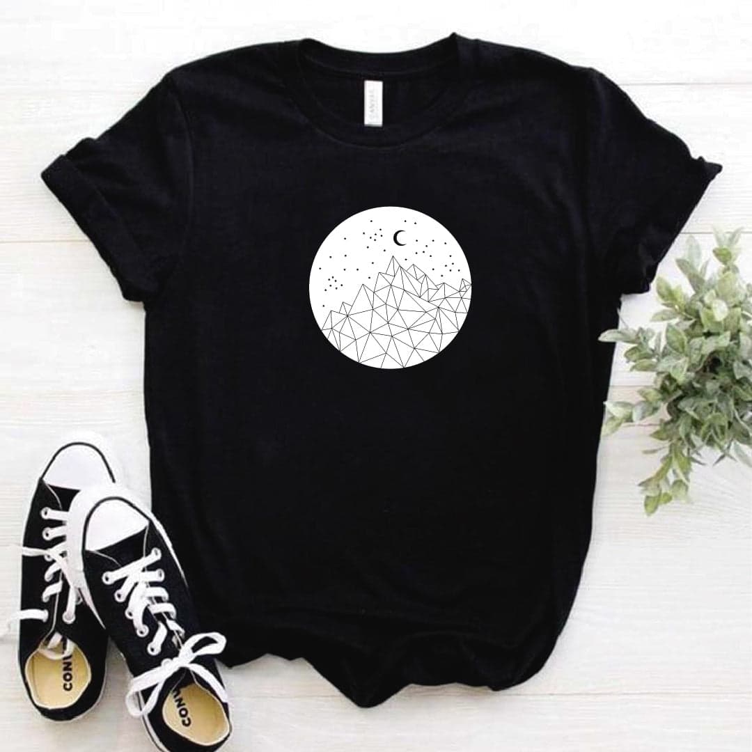 Camisa estampada  tipo T-shirt MONTAÑA GEOMETRICA — foto 3
