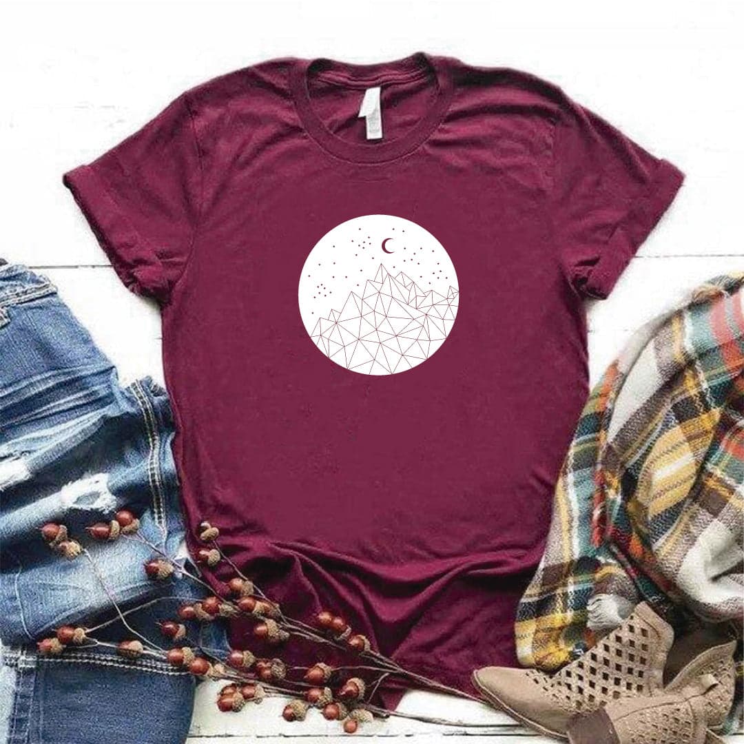 Camisa estampada  tipo T-shirt MONTAÑA GEOMETRICA — foto 4