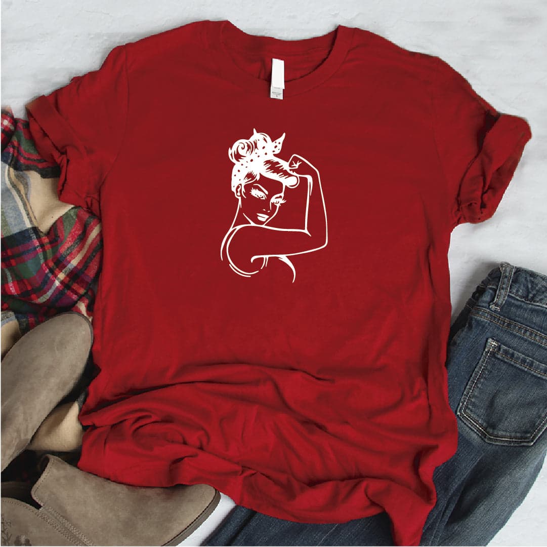Camisa estampada  tipo T-shirt MUJER FUERTE — foto 6