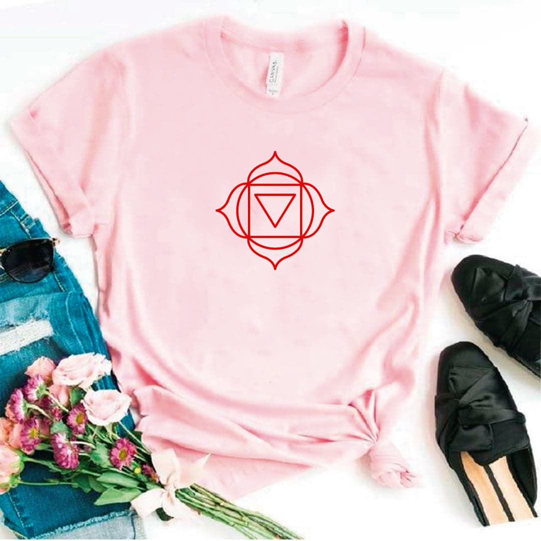 Camisa estampada tipo T- shirt 1primer chakra (muladhara) — foto 7