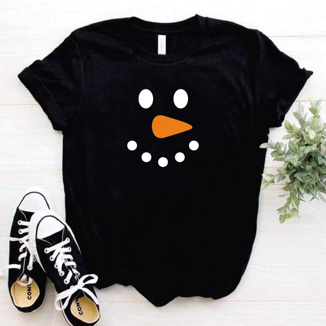 Camisa estampada  tipo T-shirt (navidad) muñeco de nieve — foto 3