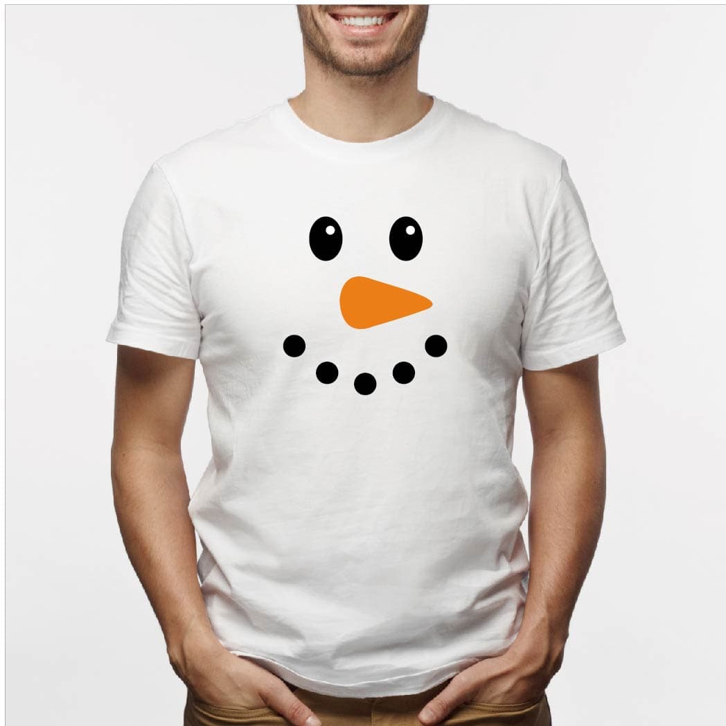Camisa estampada para hombre  tipo T-shirt (NAVIDAD) muñeco de nieve — foto 1