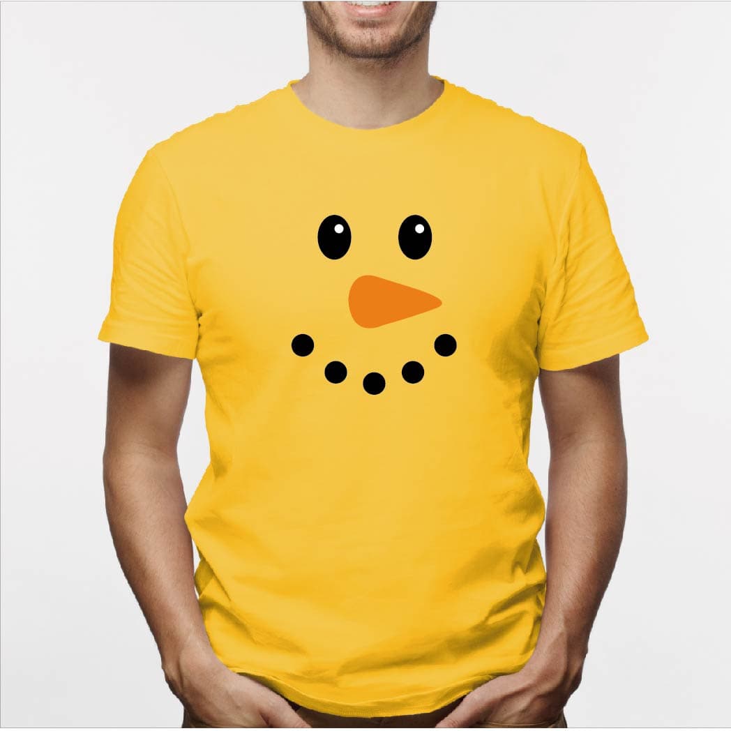 Camisa estampada para hombre  tipo T-shirt (NAVIDAD) muñeco de nieve — foto 2